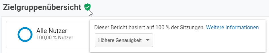 Google Analytics Tipp: Data-Sampling vermeiden