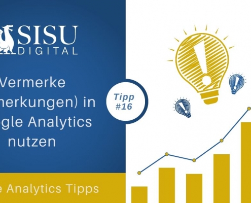 Google Analytics Tipp: Vermerke nutzen