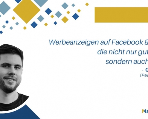 MarTech Insights Webinar mit Gerrit Müller: Werbeanzeigen auf Facebook und Instagram