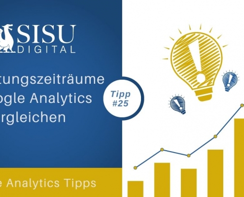 Google Analytics Tipp 25: Auswertungszeiträume in Google Analytics vergleichen